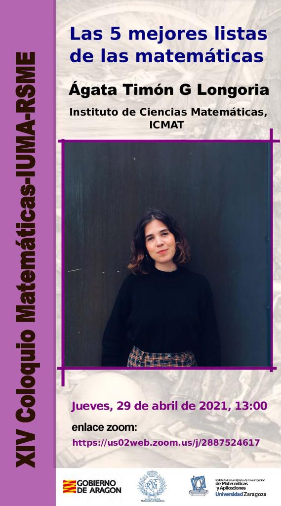 XIV Coloquio IUMA-RSME - Agata Timon